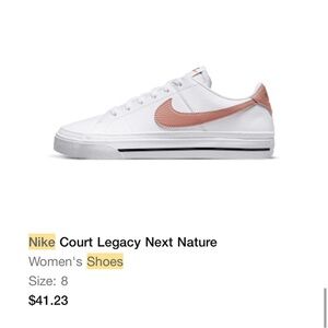 Nike Court Legacy Next Nature tennis shoes - women’s size 8